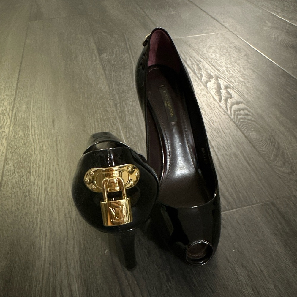 louis vuitton Oh Really open toe pump - Atamarante 37.5 - Picture 11 of 13